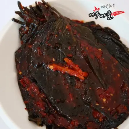 [여우마을] 맛두레 양념깻잎 업소용 양념깻잎무침 4kg 묶음 이미지