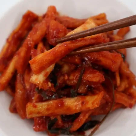 [여우마을] 국내제조 업소용 무말랭이무침 4kg 이미지