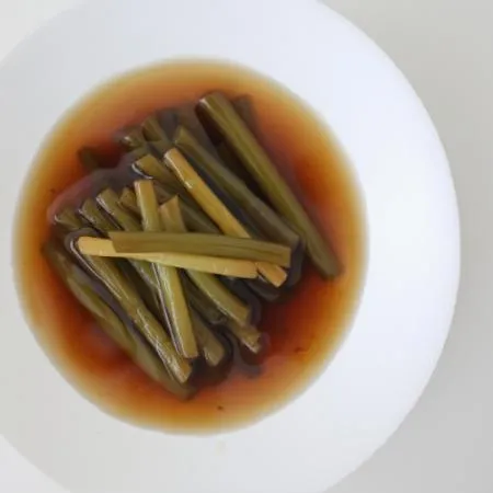 [여우마을 수제반찬] 더 맛있는 간장마늘쫑 업소용 마늘쫑장아찌 4kg 이미지