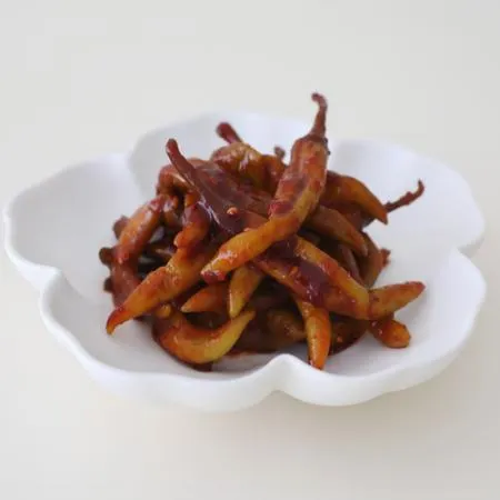 [여우마을 수제반찬] 업소용 양념고추무침 고추장아찌 1kg 이미지