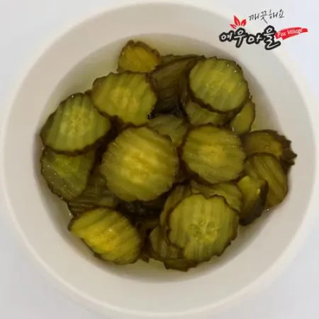 [여우마을] 국내제조 상큼상큼 오이피클 1kg 묶음 이미지