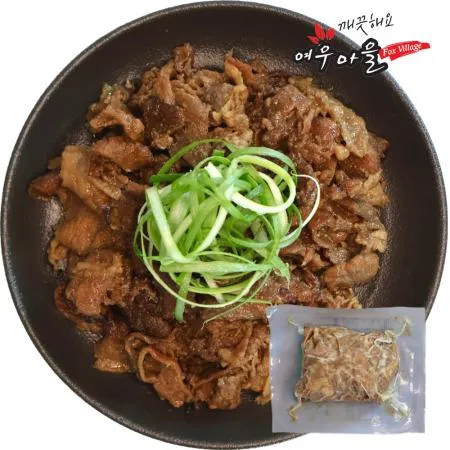 [여우마을] 대구 북성로 완조리 연탄불고기 간장맛 고추장맛 200g 묶음세트 이미지