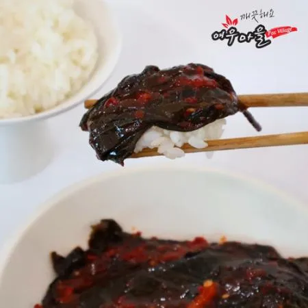 [여우마을] 맛두레 양념깻잎 업소용 양념깻잎무침 4kg 이미지