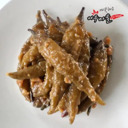 [여우마을 수제반찬] 국산 된장 청양고추무침 청양고추장아찌 850g
