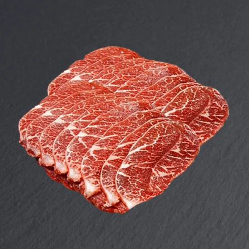 헬스꼬기 겉근막과 겉기름 제거된 호주산 소고기 부채살 슬라이스 100gX10팩 이미지