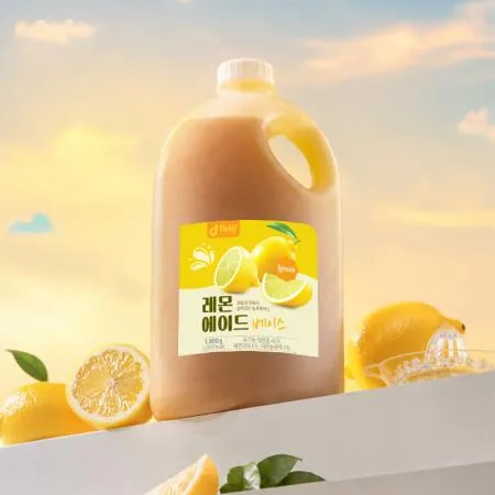 딜리프 레몬 리얼에이드 대용량 업소용 베이스 1.8kg 1박스(6개입) 이미지