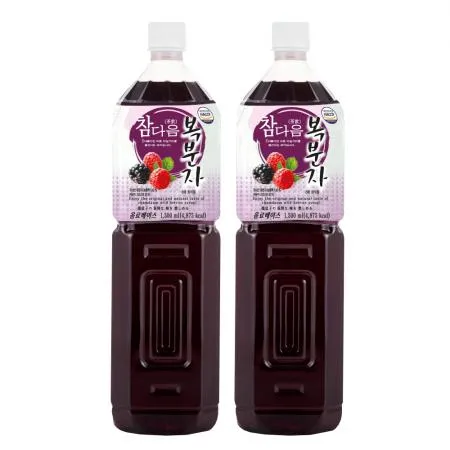 참다음 복분자 농축액 엑기스 청 음료 베이스 1.5L 2개