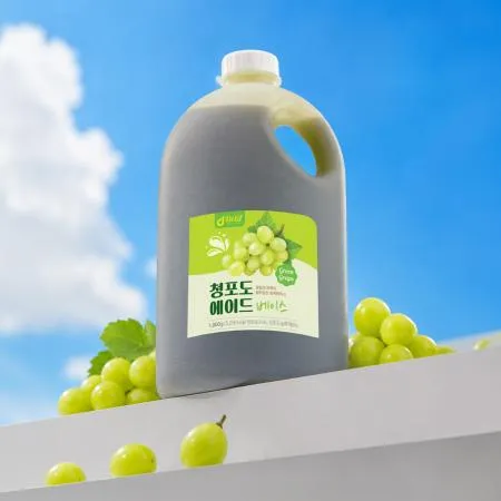 딜리프 청포도 리얼에이드 대용량 업소용 베이스 1.8kg 하이볼 홈카페 이미지
