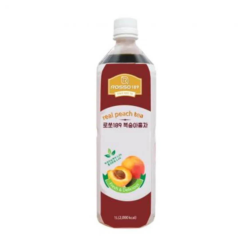 로쏘189 복숭아홍차 시럽 하이볼 에이드 베이스 1L 이미지