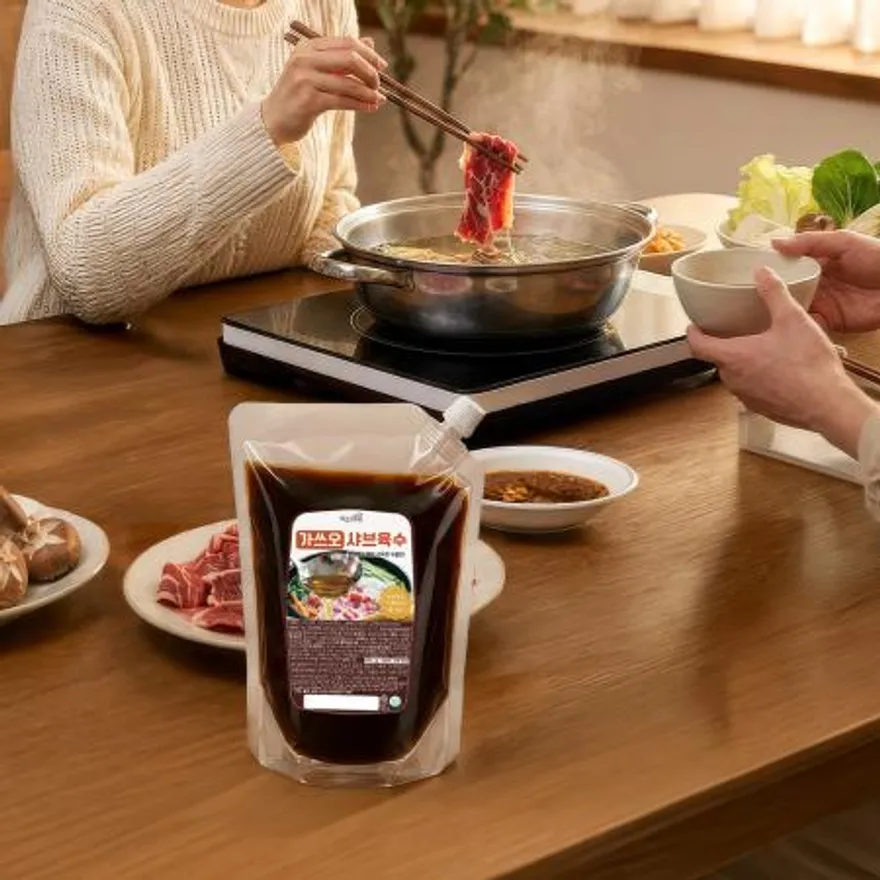 이츠쉐프 25배수 고농축 가쓰오 샤브샤브 육수 대용량 업소용 우동 소스 2kg, 1개 이미지