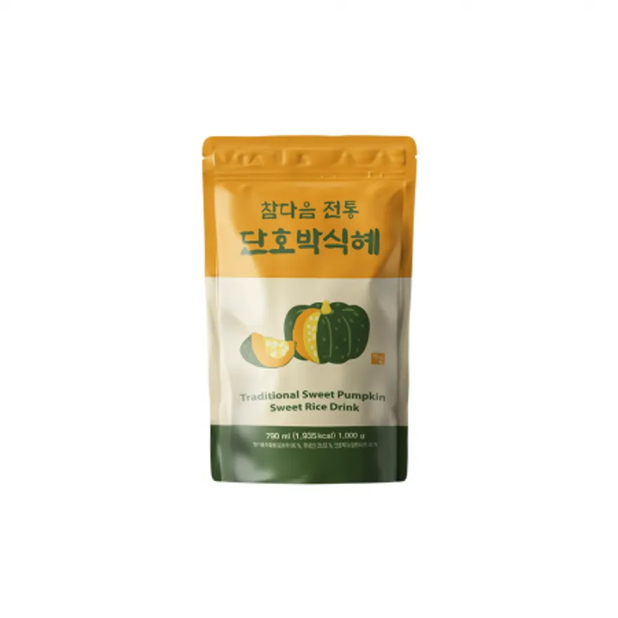참다음 전통음료 베이스 농축액 단호박 식혜 음료 베이스 790ml 이미지