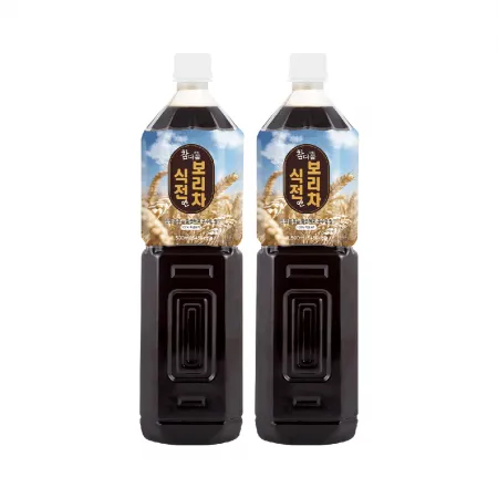 참다음 식전엔 보리차 진액 무가당 보리원액 액기스 1.5L 2개