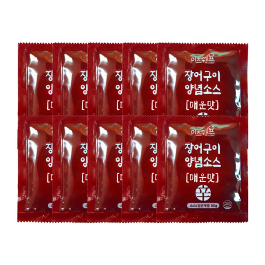 이츠쉐프 장어구이 양념소스 50g 매운맛 10개입 이미지