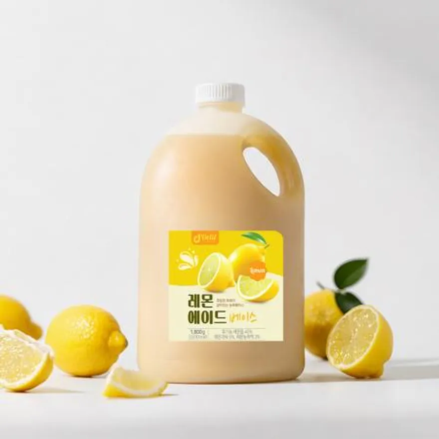 딜리프 레몬 리얼에이드 대용량 업소용 베이스 1.8kg 하이볼 홈카페 이미지