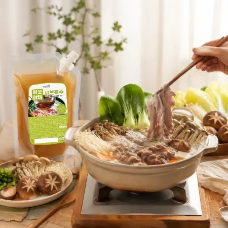 이츠쉐프 25배수 고농축 버섯야채 샤브샤브 육수 대용량 업소용 소스 2kg, 2개 이미지