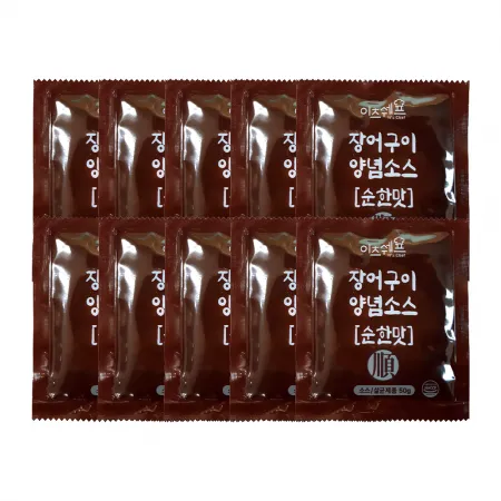 이츠쉐프 장어구이 양념소스 50g 순한맛 10개입