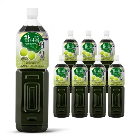 참다음 매실 농축액 엑기스 청 음료 베이스 1.5L 1박스(8개입)