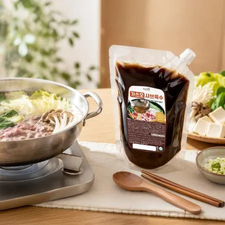 이츠쉐프 25배수 고농축 가쓰오 샤브샤브 육수 대용량 업소용 우동 소스 2kg, 6개 이미지