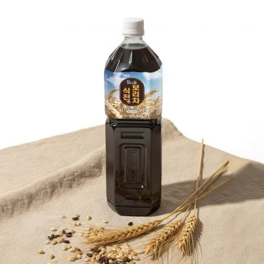 참다음 식전엔 보리차 진액 무가당 보리원액 액기스 1.5L 이미지