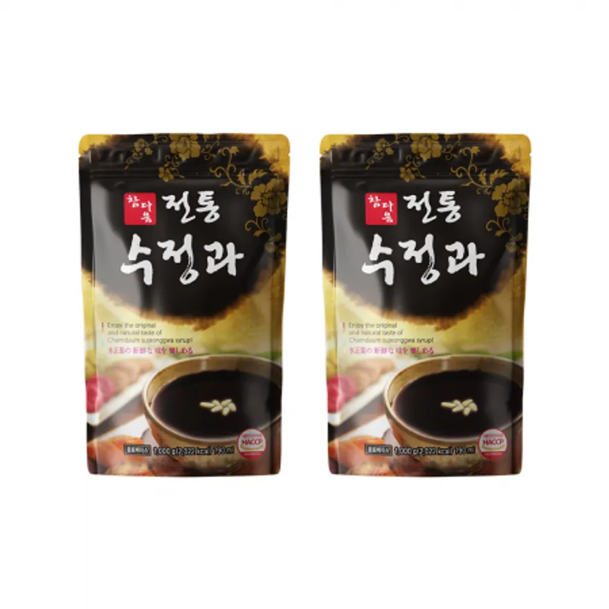 참다음 전통음료 농축액 수정과 음료 베이스 790ml 2개 이미지