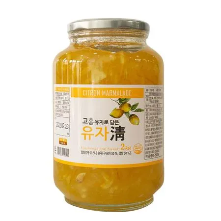 전남 고흥 유자청 유자차 농축액 엑기스 청 음료 베이스 2kg 이미지