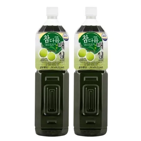 참다음 매실 농축액 엑기스 청 음료 베이스 1.5L 2개