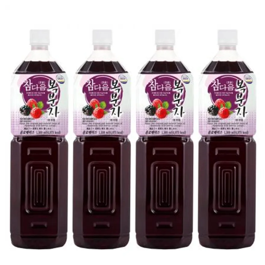 참다음 복분자 농축액 엑기스 청 음료 베이스 1.5L 4개 이미지