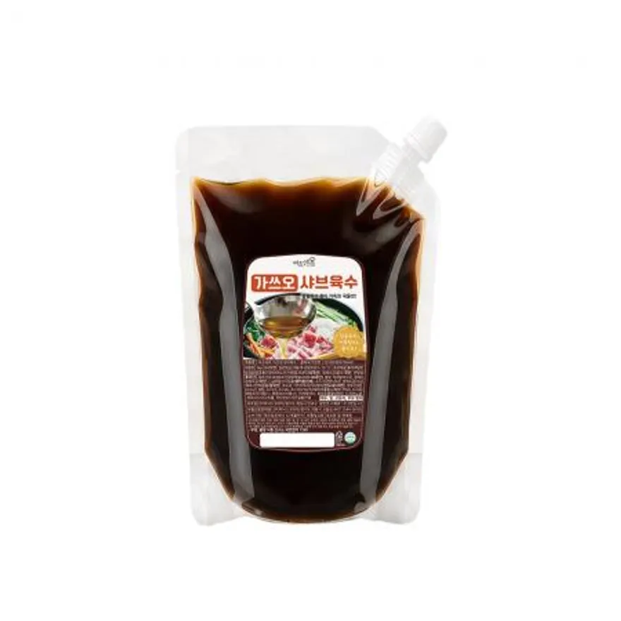 이츠쉐프 25배수 고농축 가쓰오 샤브샤브 육수 대용량 업소용 우동 소스 2kg, 1개 이미지