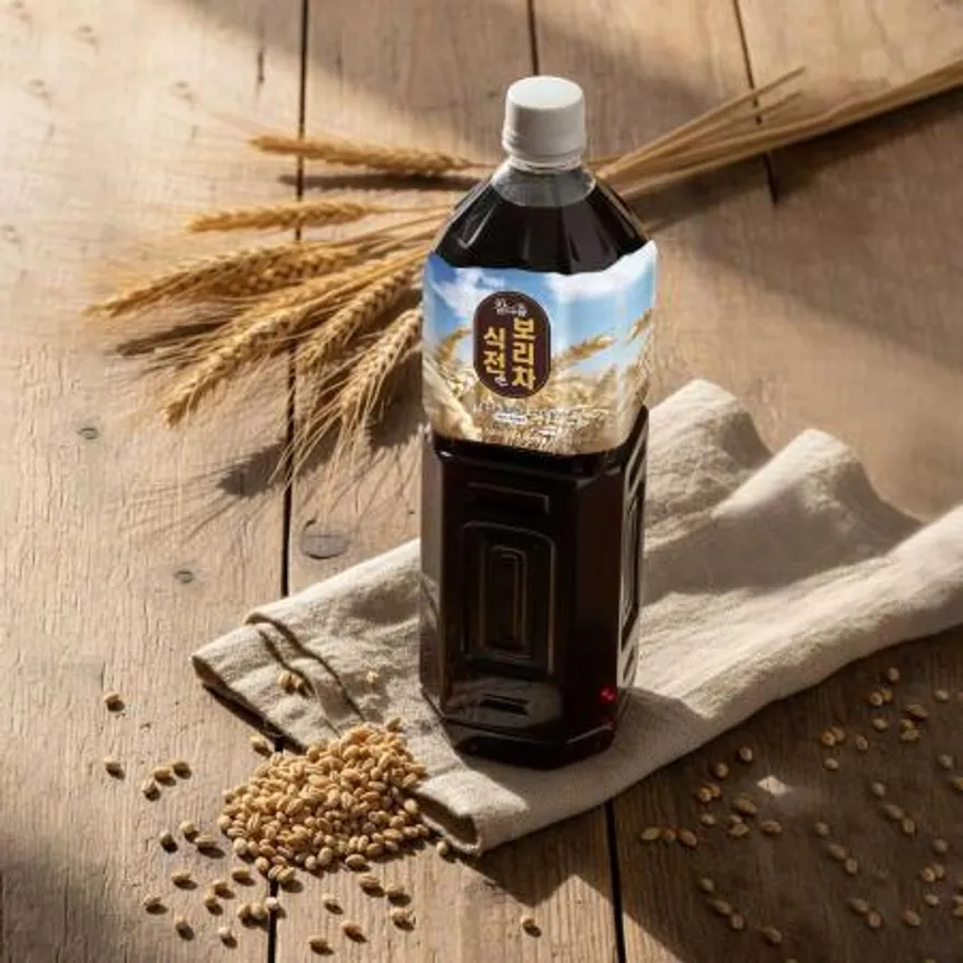참다음 식전엔 보리차 진액 무가당 보리원액 액기스 1.5L 이미지