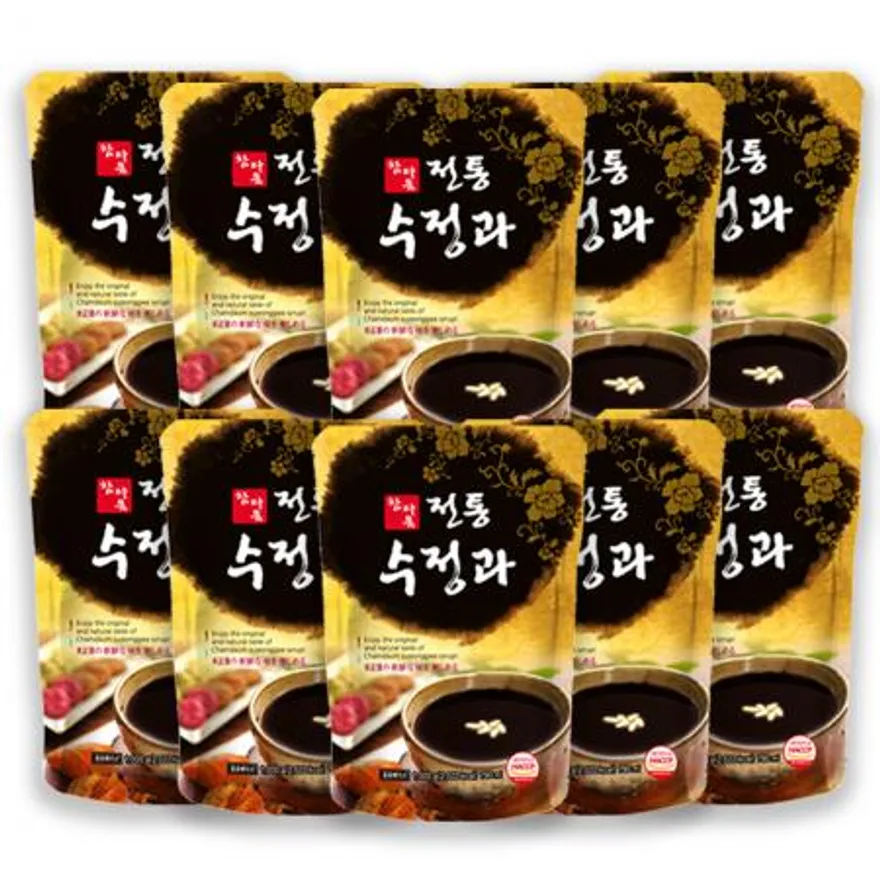 참다음 전통음료 베이스 농축액 수정과 음료 베이스 790ml 1박스(10개입) 이미지