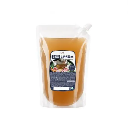 이츠쉐프 25배수 고농축 해물 샤브샤브 육수 대용량 업소용 칼국수 소스 2kg, 1개