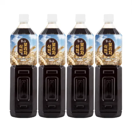 참다음 식전엔 보리차 진액 무가당 보리원액 액기스 1.5L 4개