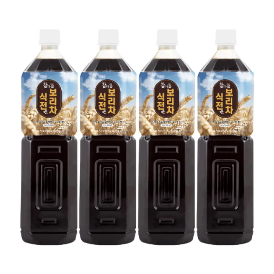 참다음 식전엔 보리차 진액 무가당 보리원액 액기스 1.5L 4개 이미지