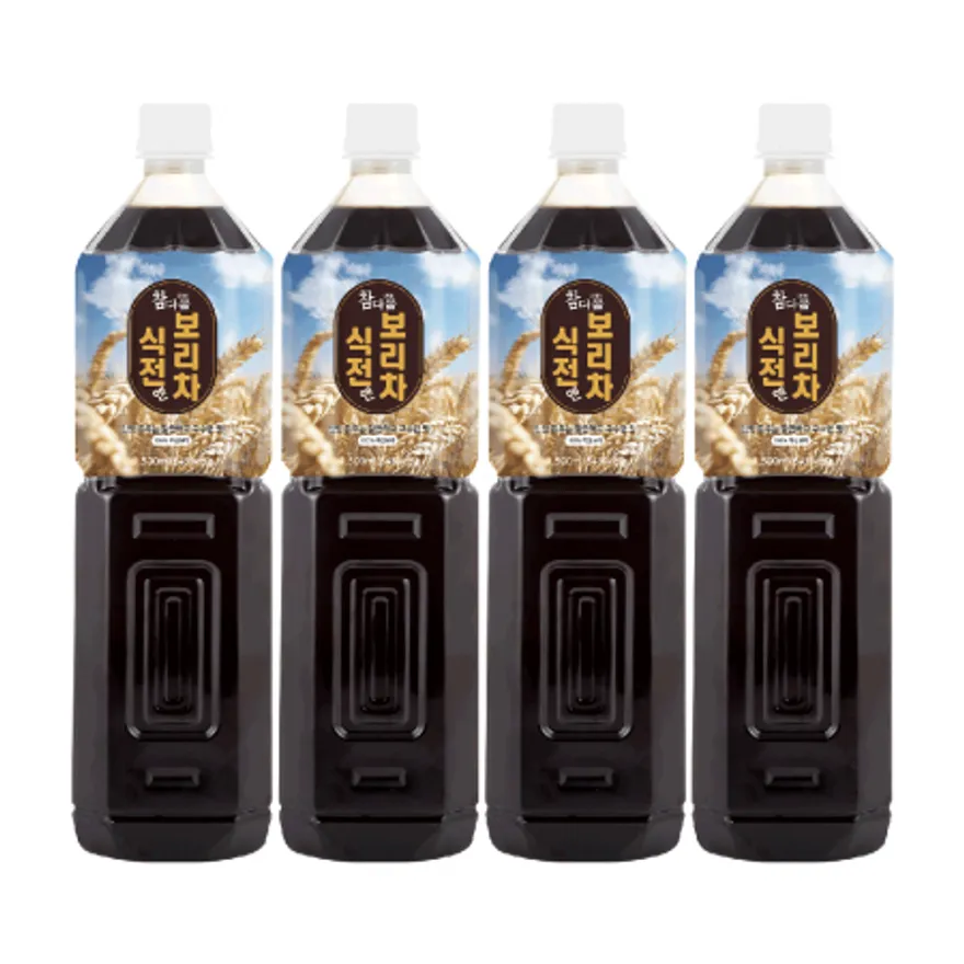 참다음 식전엔 보리차 진액 무가당 보리원액 액기스 1.5L 4개 이미지