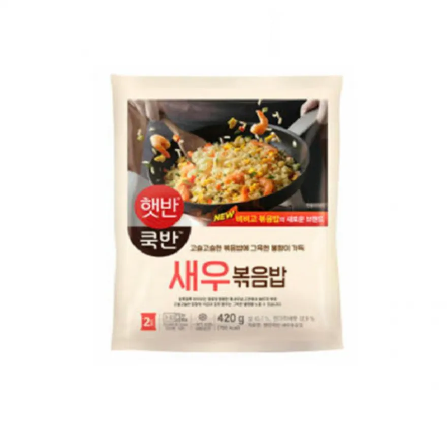 CJ 햇반 쿡반 새우볶음밥(2인분) 420g 이미지