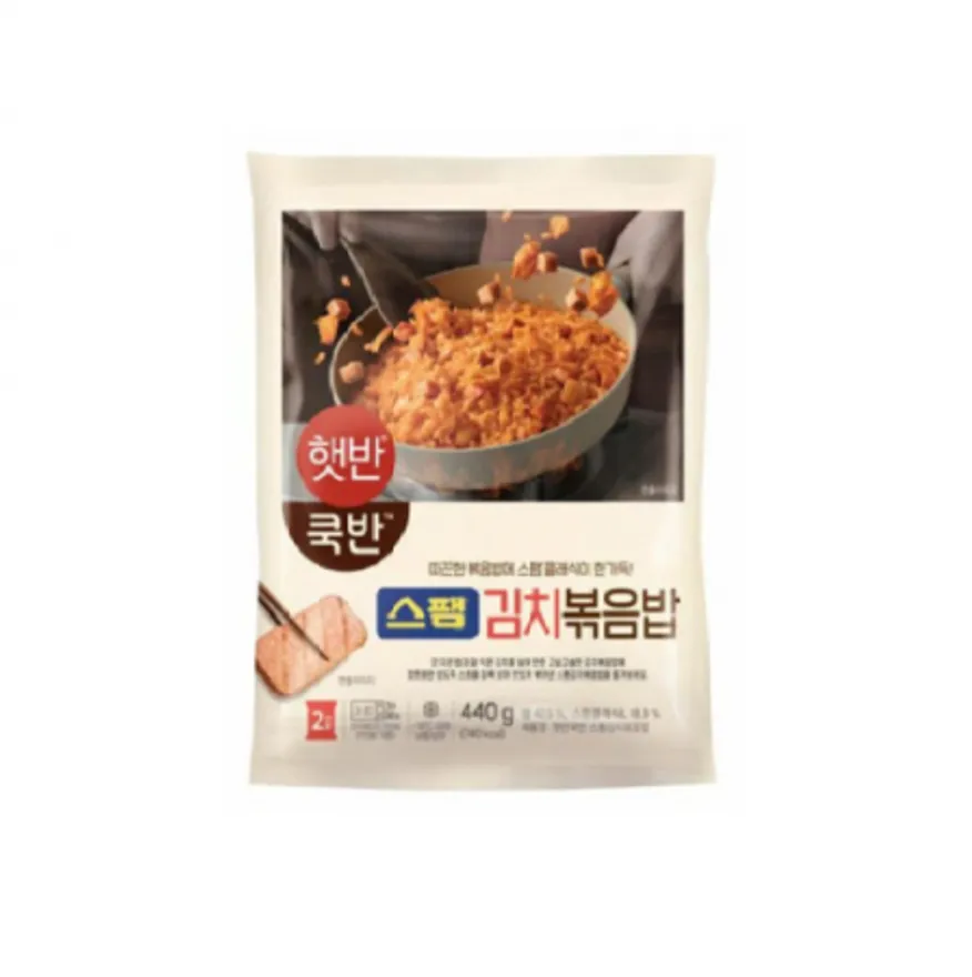 CJ 햇반 쿡반 스팸 김치볶음밥 440g 이미지