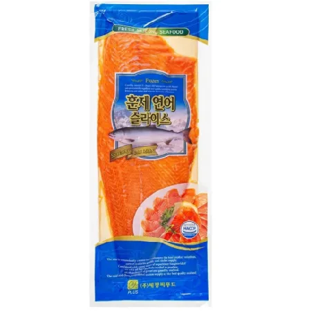 세정씨푸드 냉동 훈제연어 슬라이스 1kg