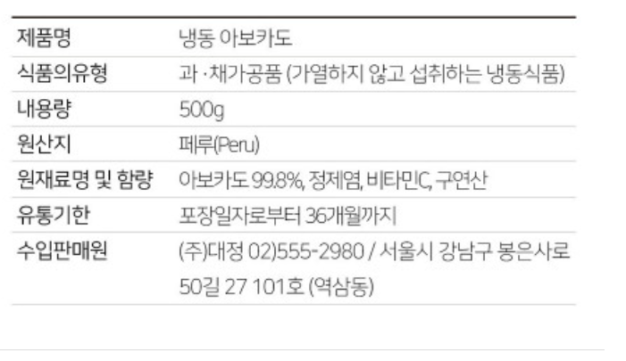 상품정보제공고시