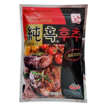 서원식품 흑후추분말 1kg 순도 100%