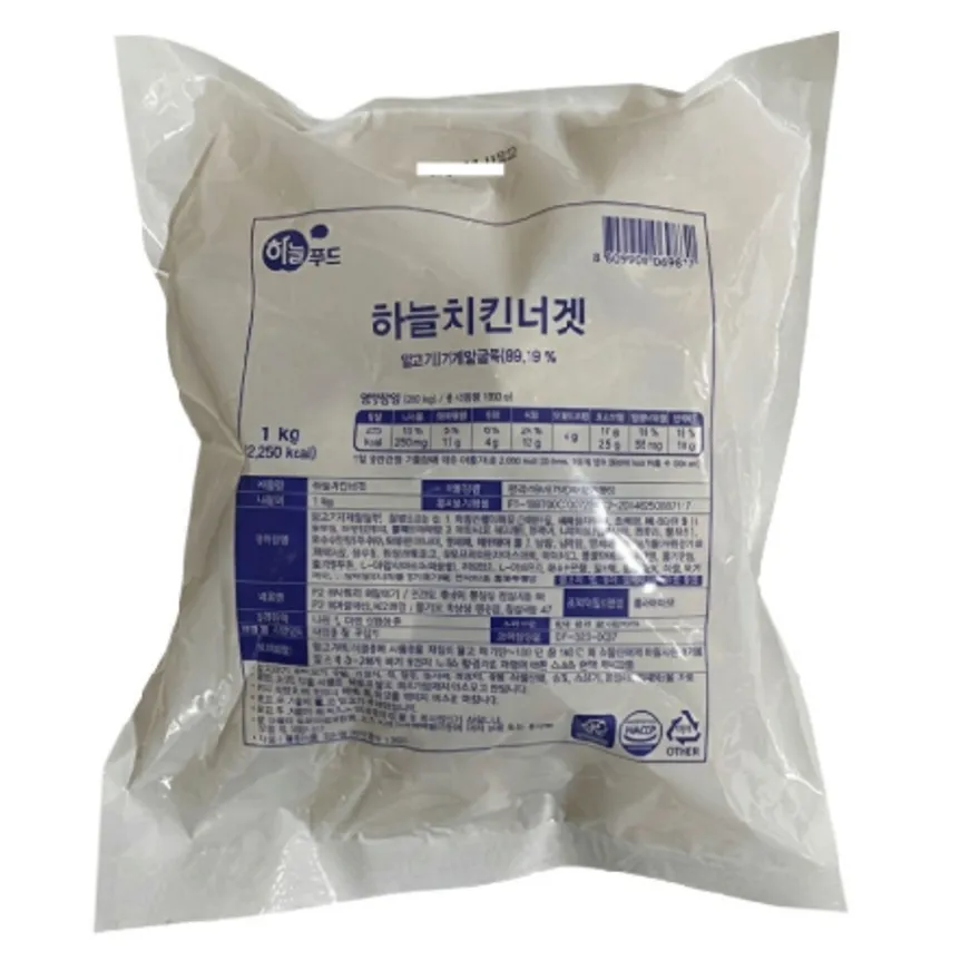 하늘푸드 치킨너겟 1kg 이미지