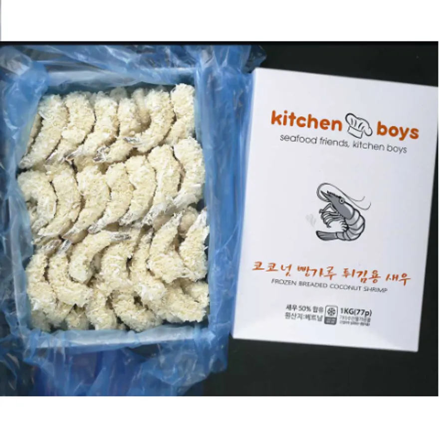 키친보이즈 코코넛새우튀김 1kg 77미 이미지