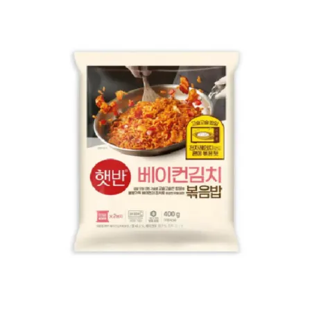 CJ 햇반 쿡반 베이컨김치 볶음밥(2인분) 400g