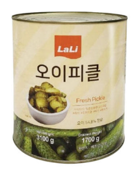 라리 오이피클 3.1kg