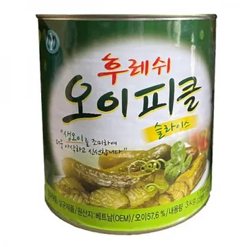 일미 후레쉬 오이 피클 슬라이스 3kg 대용량 업소용 일가 일가집