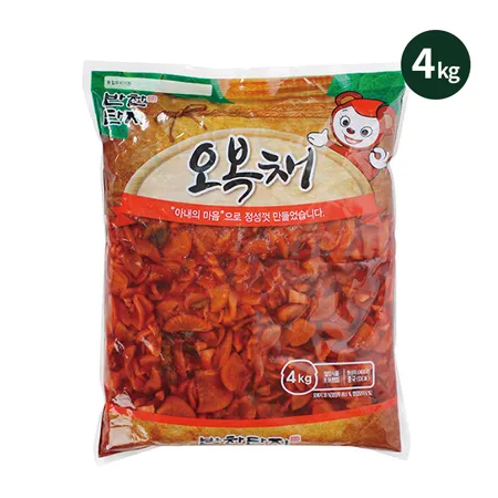 반찬단지 오복채 4kg 무절임 식당 반찬