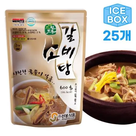 선봉식품 소갈비탕 600g 1박스,25팩