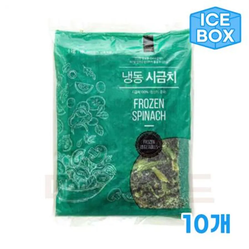 냉동 시금치 1kgx10 이미지