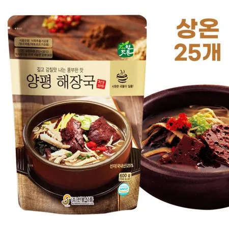 선봉식품 양평해장국 600g 1박스,25팩