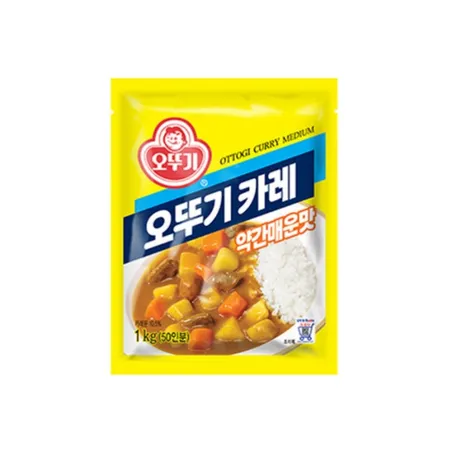 오뚜기 분말 카레 약간매운맛 1kg