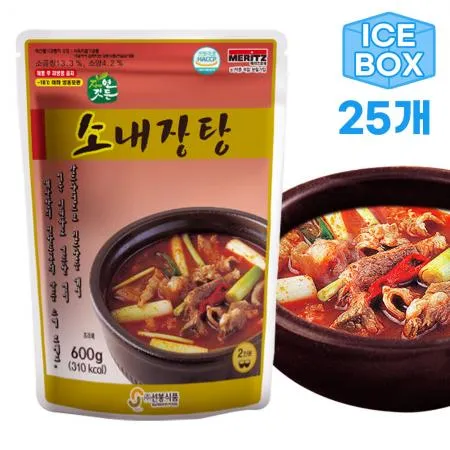 선봉식품 소내장탕 600g 1박스,25팩